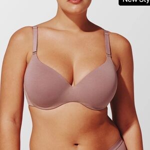 NWOT Third Love organic cloud cotton T-shirt Bra 36 c 1/2